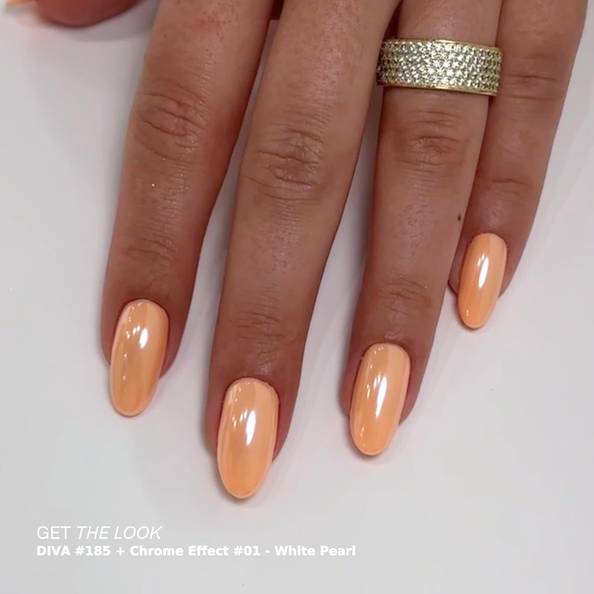 DND Chrome Effect White Pearl #01 thumbnail 5