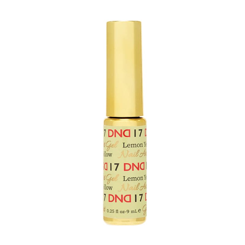 DND17 - Classic Lemon Yellow Gel Art Liner thumbnail 5
