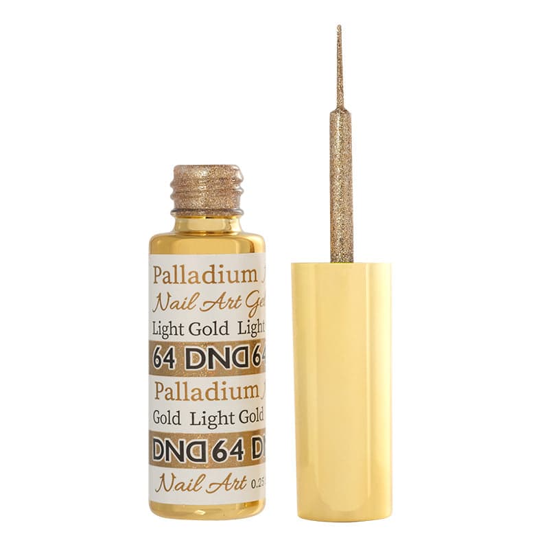 DND64 - Palladium Light Gold Gel Art Liner thumbnail 3