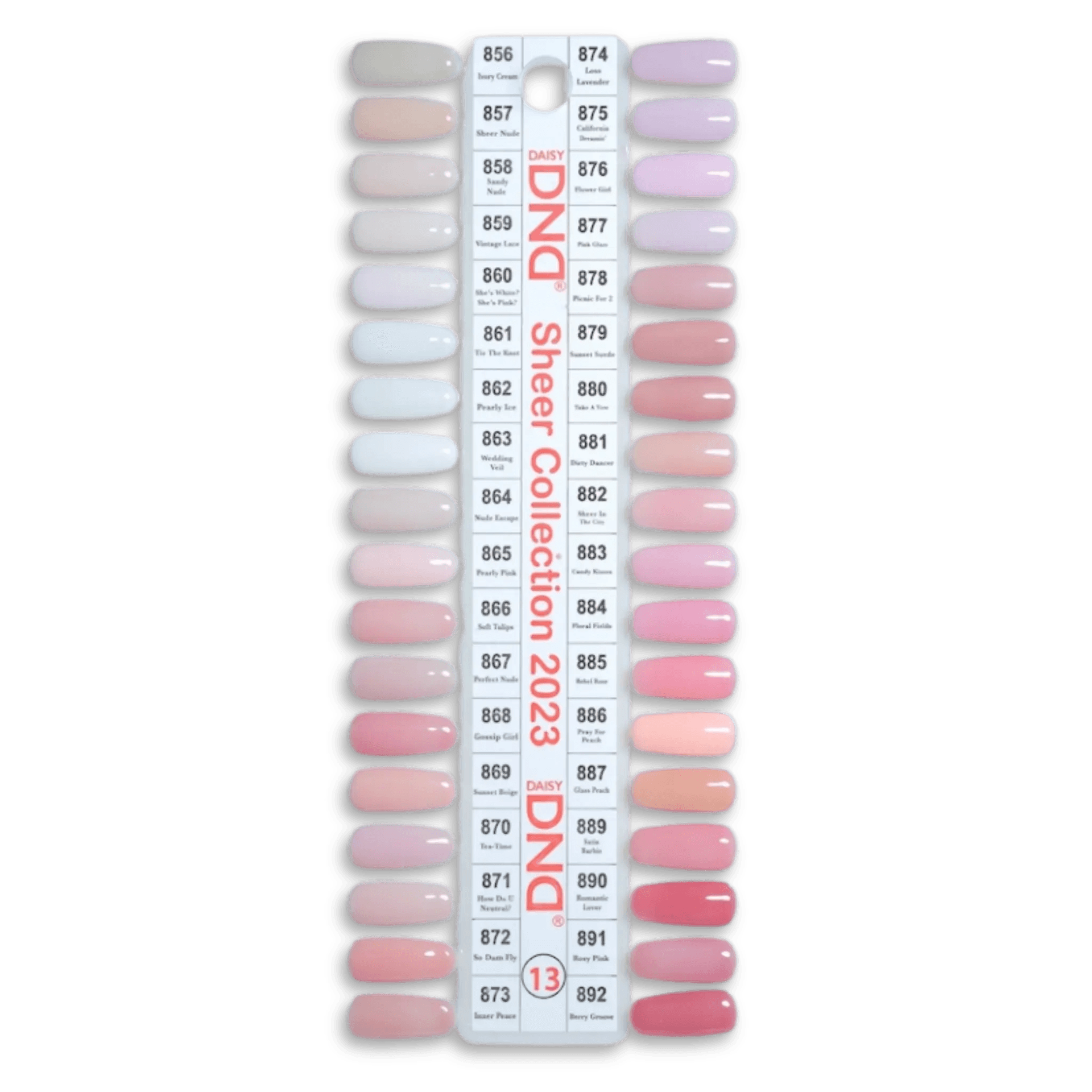 DND Sheer Collection Swatch - Single - 13