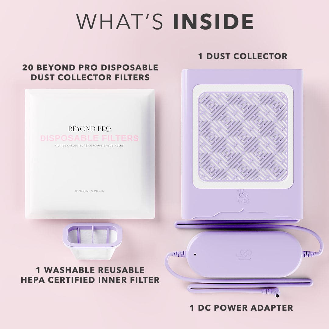 Beyond Pro Nail Dust Collector - Purple thumbnail 2
