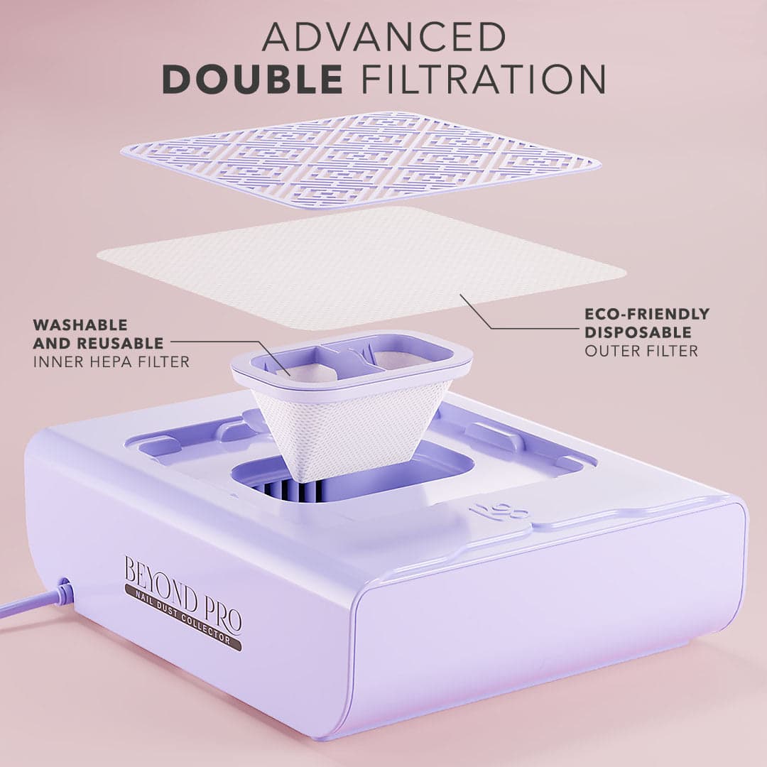 Beyond Pro Nail Dust Collector - Purple thumbnail 4