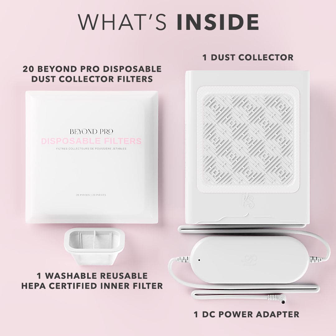Beyond Pro Nail Dust Collector - White thumbnail 2
