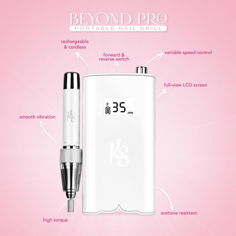 Portable Nail Drill - Pink thumbnail 4