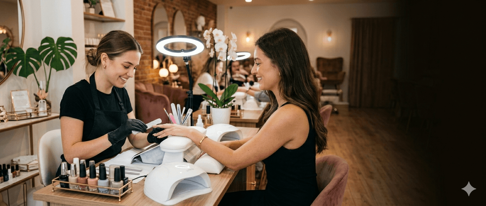 Belle Palace salon setup showcase