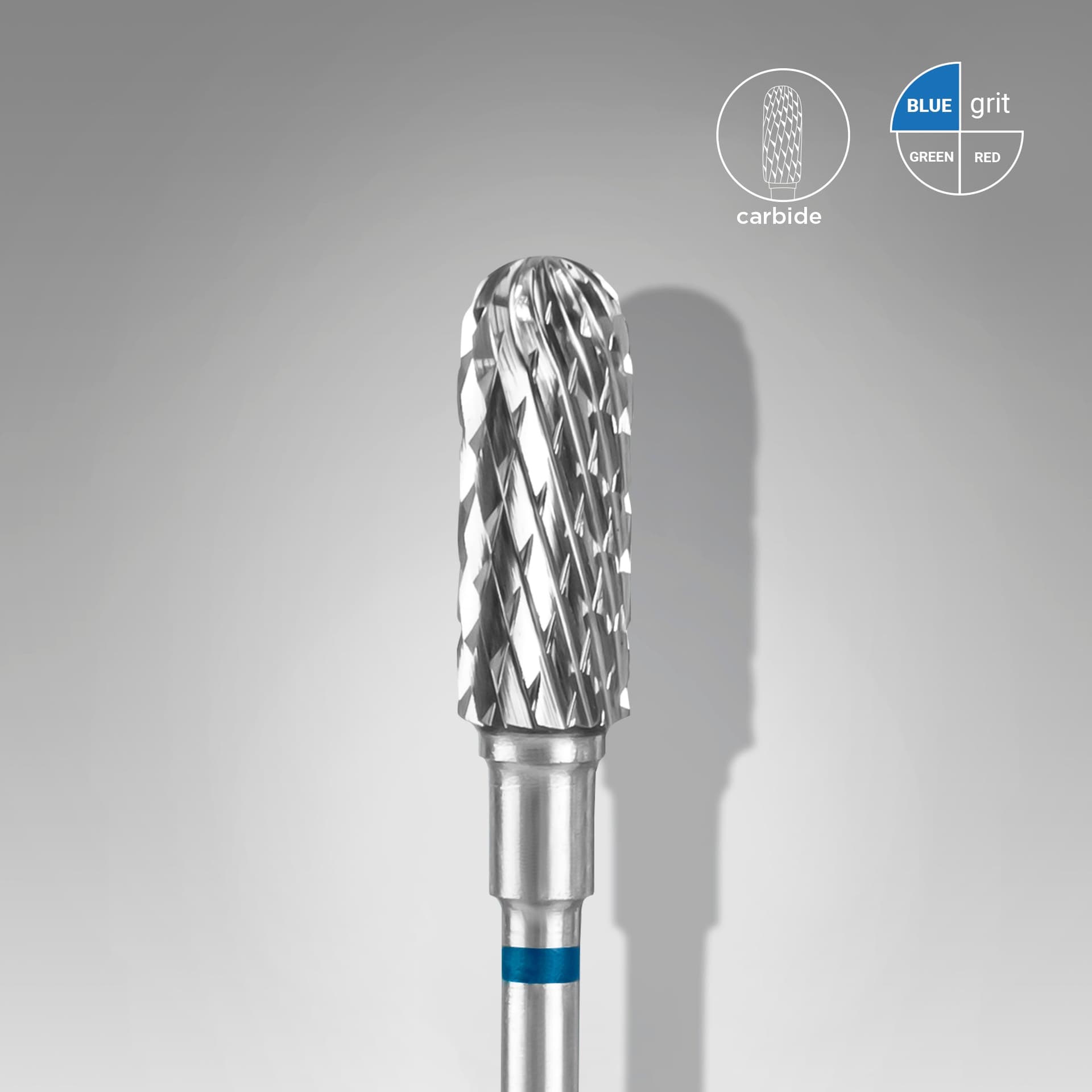 Carbide nail drill bit rounded cylinder blue EXPERT head diameter 5 mm / working part 13 mm