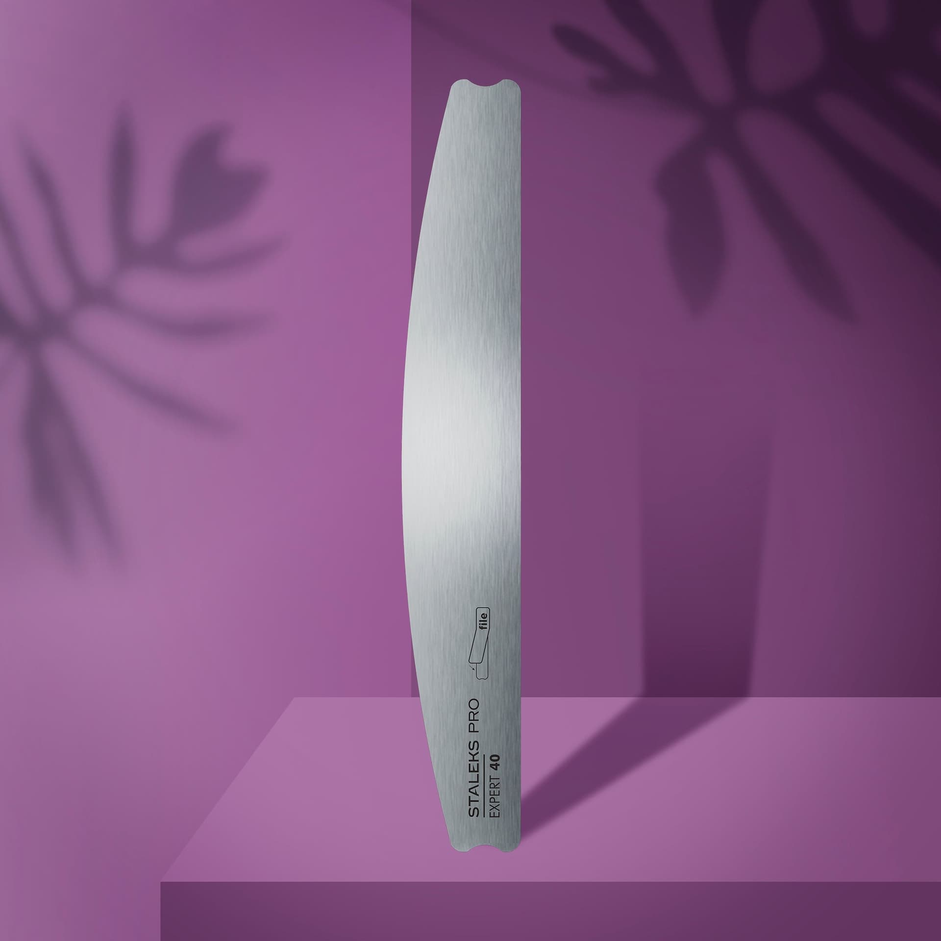 Crescent metal base for nail file EXPERT 40